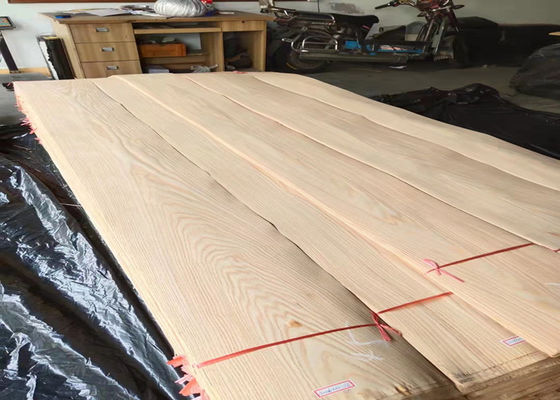 Sliced Cut Red Oak Veneer Sheet 0.22mm Thickness With Fleece Back