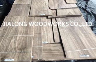 Slice Cut American Wood Flooring Veneer / Walnut Wood Veneer For Floor Surface