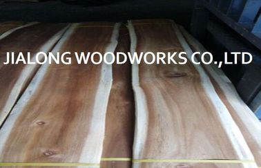 Reddish Brown Sliced Veneer Cut Acacia Wood Veneer Sheet Of Plywood And Flooring