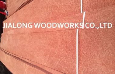 Natural Sliced Cut Sapele Pommele Wood Veneer Sheet For Hotel Decoration