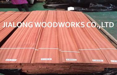 Straight Grain Natural Sliced Sapele Wood Veneer Plywood Sheets