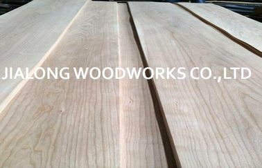 Crown Cut Sliced American Cherry Wood Veneer Sheet For Interior ecoration