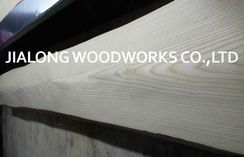 Door Ash Natural Flexible Wood Veneer Sheets Crown Cut Elastic 0.45mm Thickness