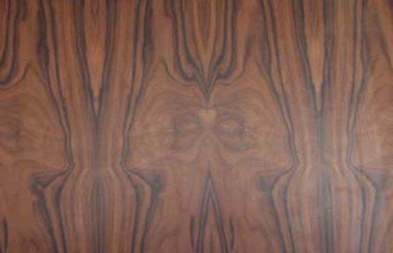 Santos Rosewood Colored Dyed Furniture Wood Veneer Sheets Brown