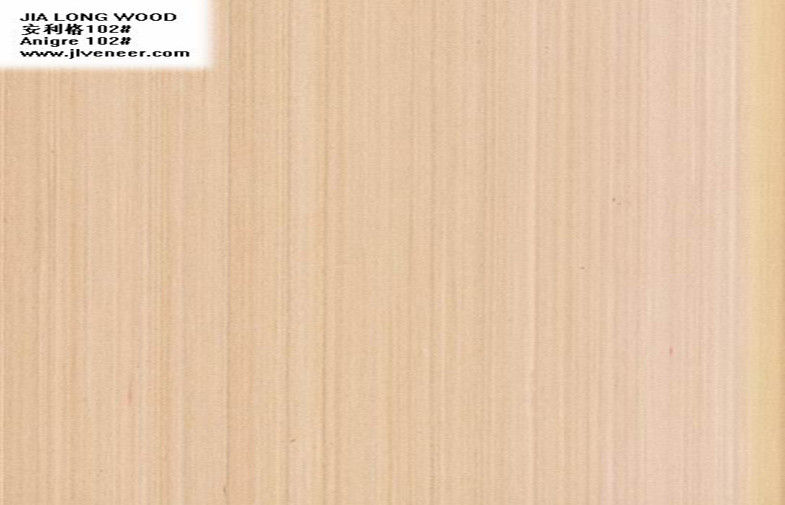 Yellow Reconstituted Hardwood Wood Veneer MDF With Rift Cut