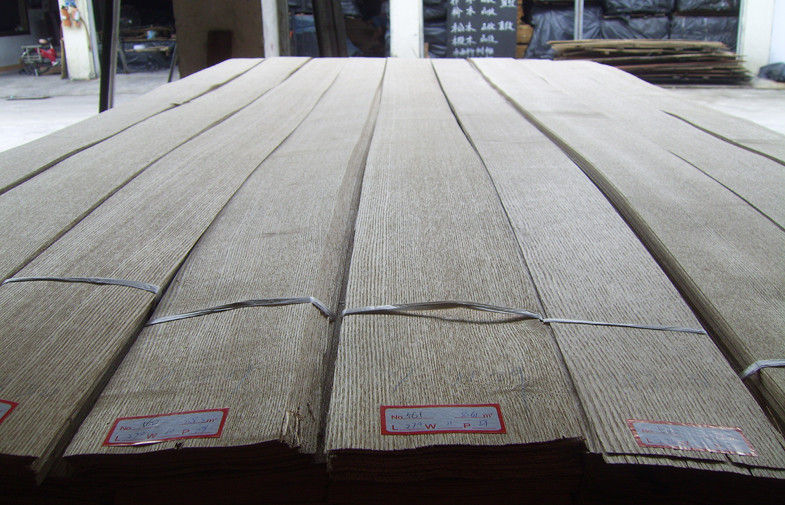 Natural Brown Sliced Veneer , Russia Ash Wood Veneer 0.5mm For Door