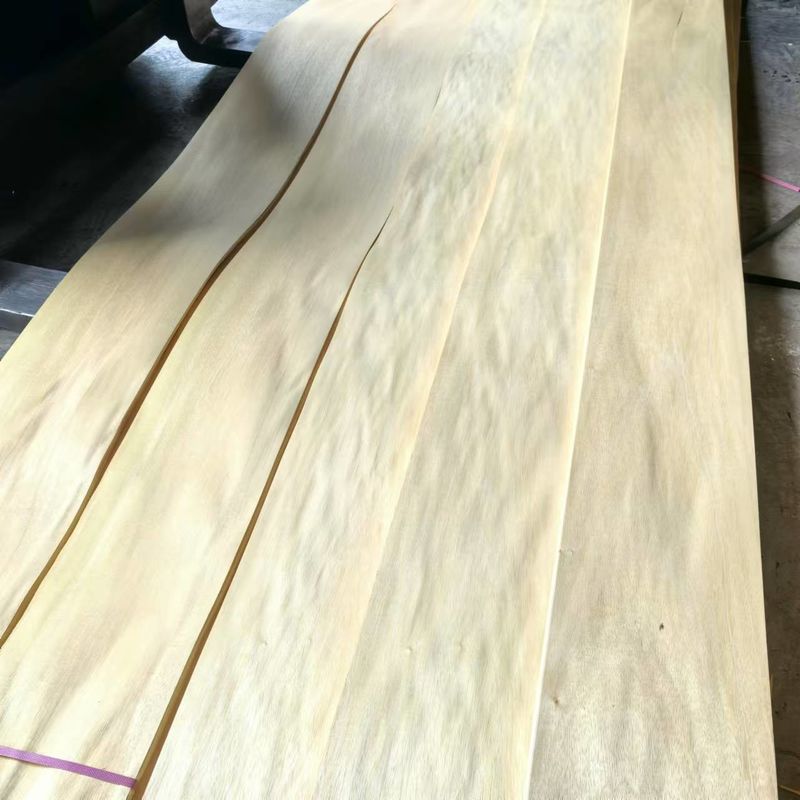 Best Quality Natural Sliced Cut Rubber Wood Veneer Sheet For Decoration