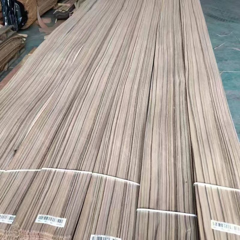 Natural Sliced Cut Light Color Paldao Wood Quarter Cut Veneer With Black Line
