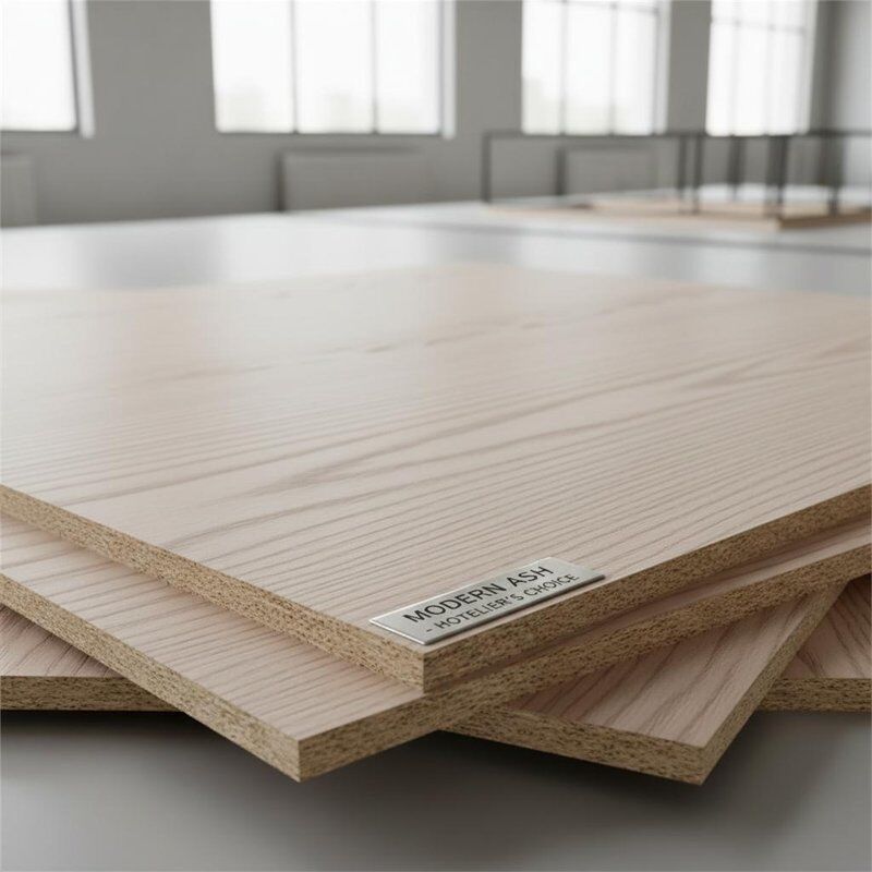 Modern Ash Wood Veneer MDF Sheets Tailored for 3 to 5 Star Hotel Furniture Manufacturing Offering and Attractive Surface