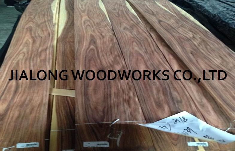 Natural Rosewood Sliced Veneer Santos For Furniture with Crown Cut