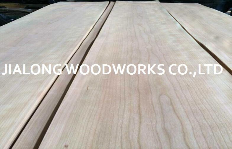 Crown Cut Sliced American Cherry Wood Veneer Sheet For Interior ecoration